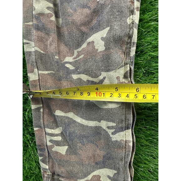 Fashion Nova Men Camo Skinny Distressed Ripped Jeans Sz 36 Streetwear Style - Picture 6 of 7